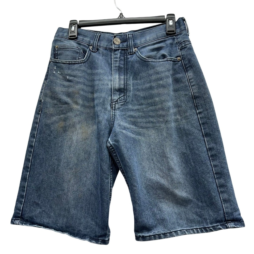 Recycled Blues mens blue denim shorts